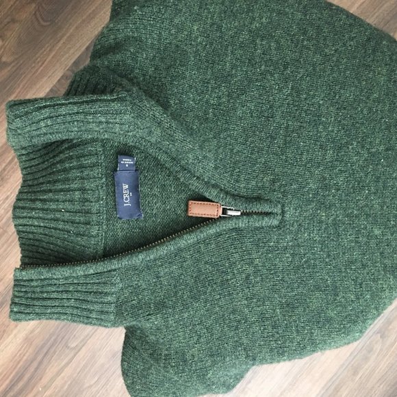 J.Crew/ Size S/ Lambswool/ Quarter Zip - Picture 5 of 6